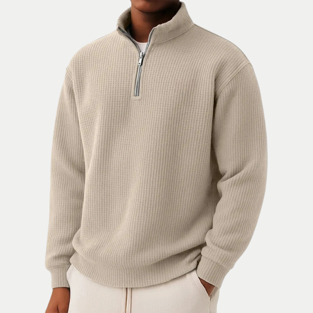 Ethan™ Essential Quarter-Zip Knit Sweater