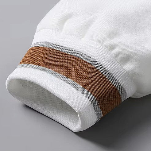 LANGLEY HOODED VARSITY JACKET