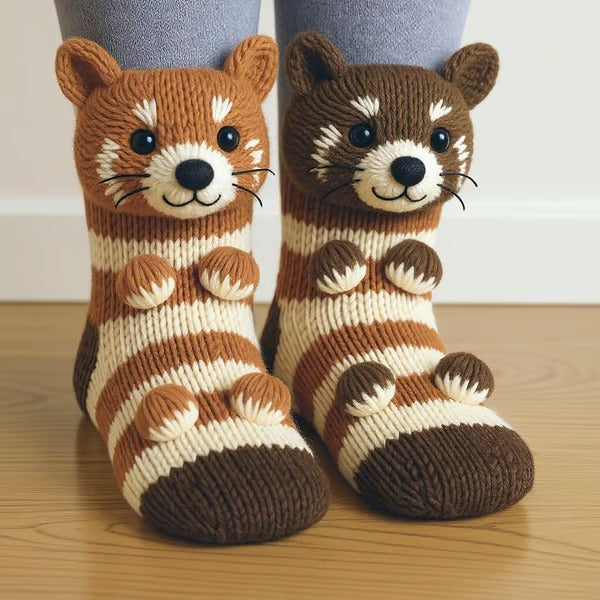Warm & Snuggly Animal Socks | Cuteness Overload - Buy One, Get One 20% Off