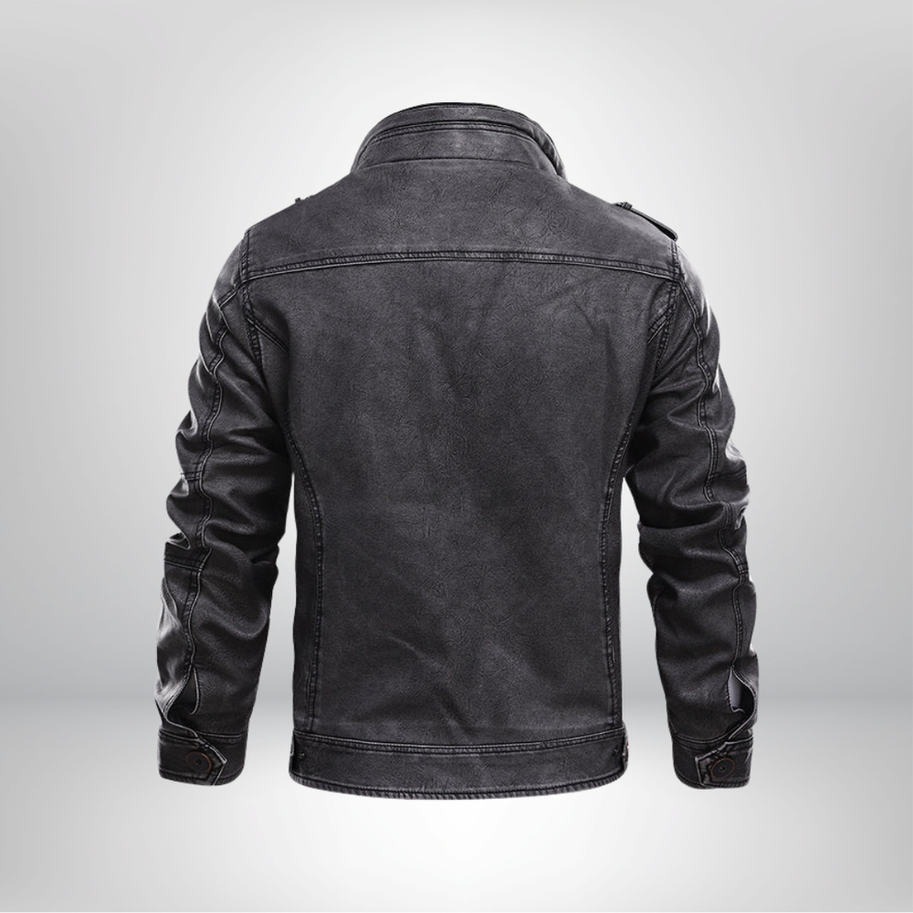 Frontier Leather Jacket - Black