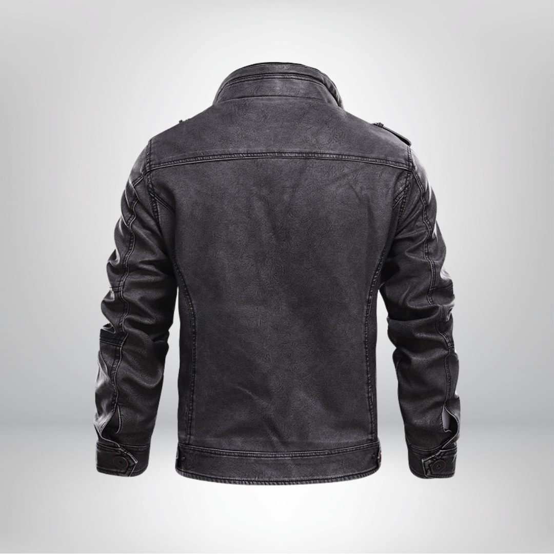 Frontier Leather Jacket - Black