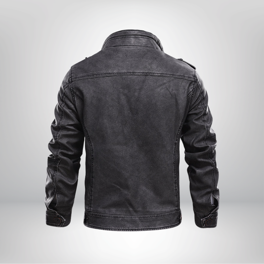 Frontier Leather Jacket - Black