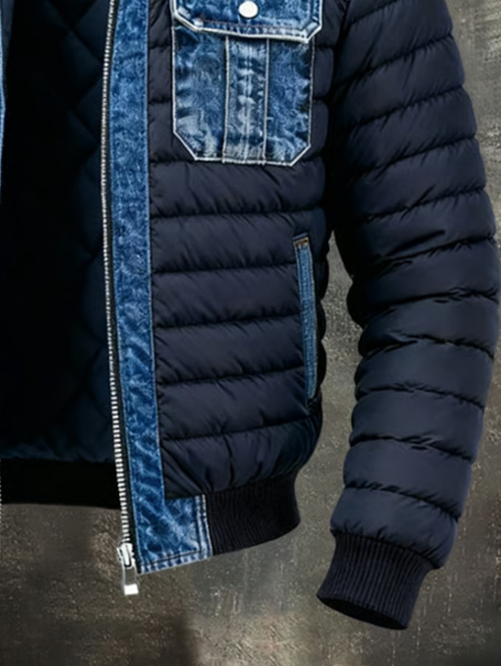 LUCAS MARLOW | Hybrid Denim Padded Jacket
