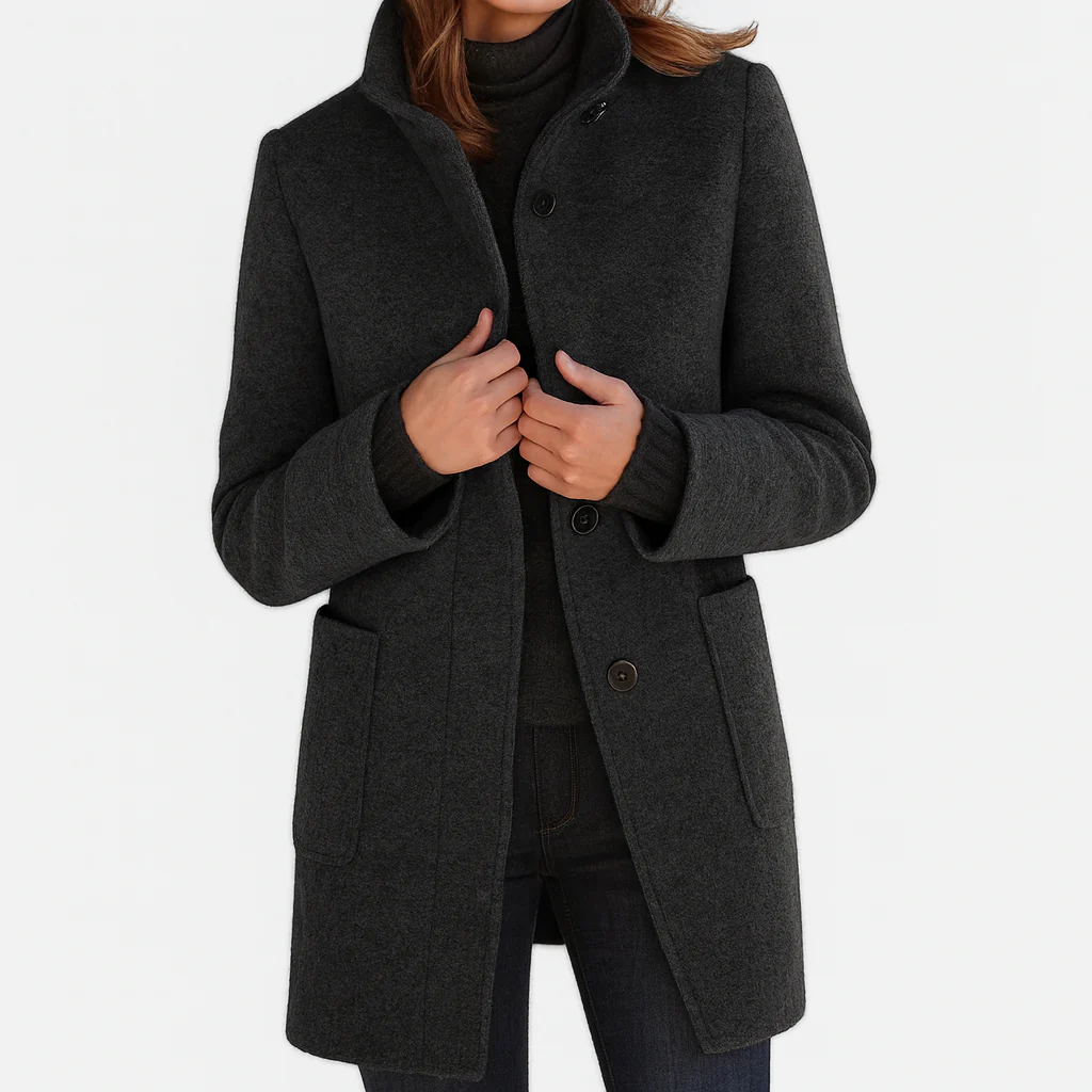 Valeria | Ultra-Soft High-Collar Warmth Coat