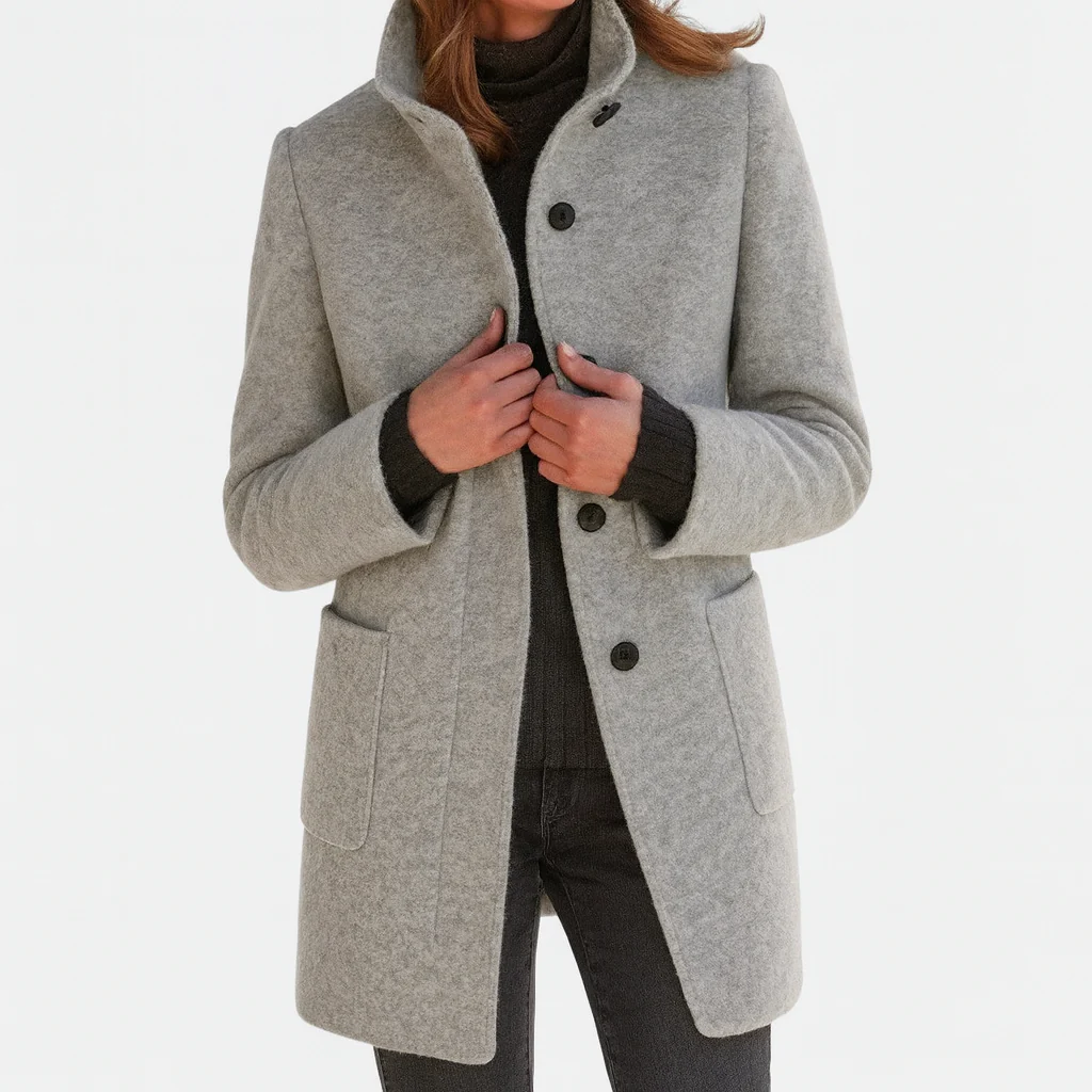 Valeria | Ultra-Soft High-Collar Warmth Coat