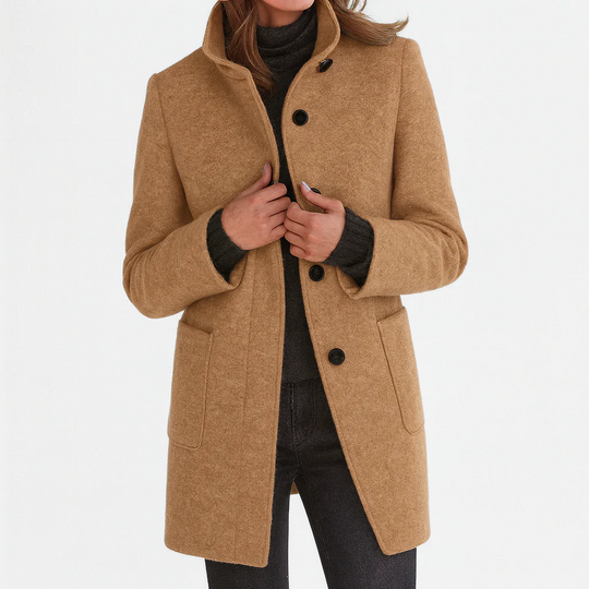 Valeria | Ultra-Soft High-Collar Warmth Coat