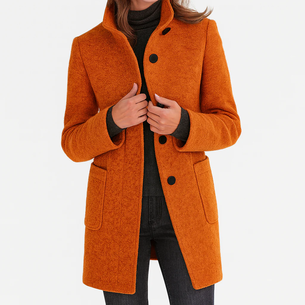 Valeria | Ultra-Soft High-Collar Warmth Coat