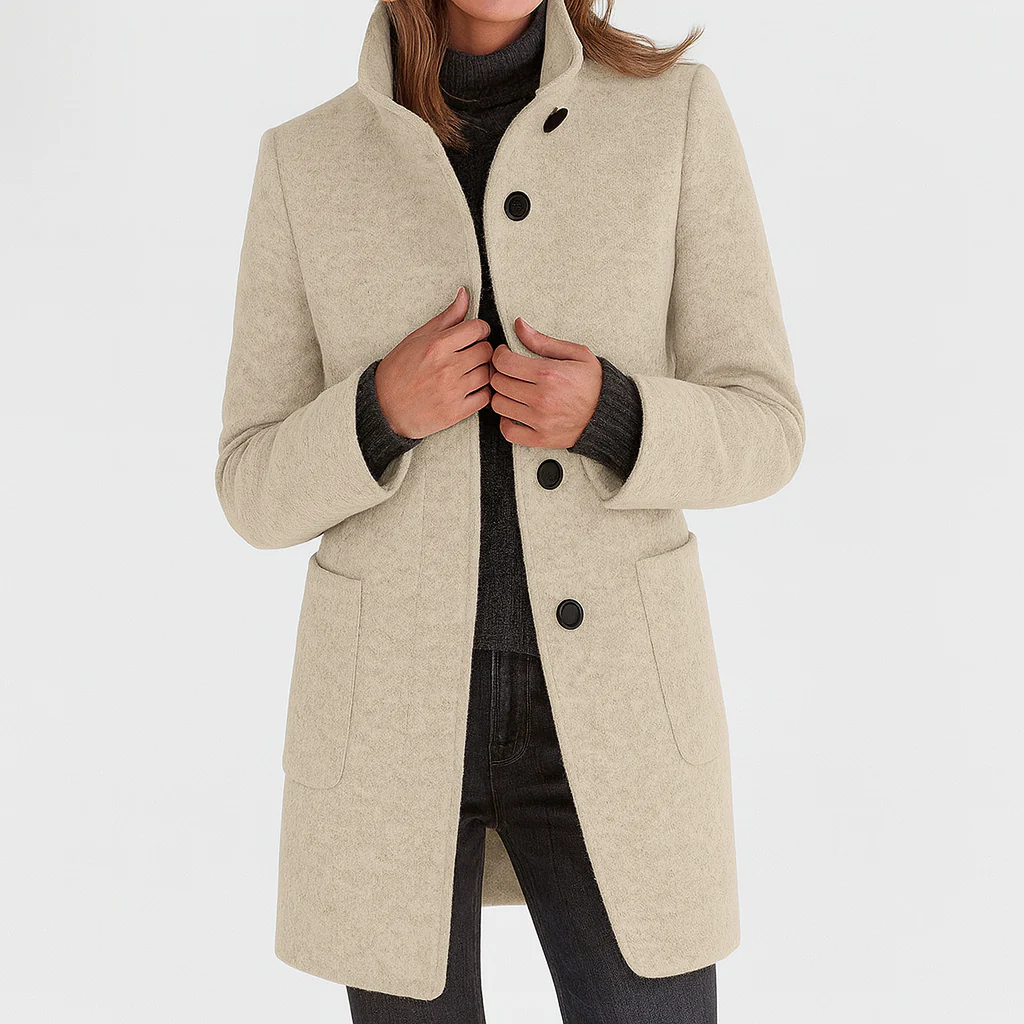 Valeria | Ultra-Soft High-Collar Warmth Coat