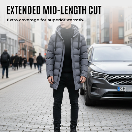 Northfield™ - Men’s Mid-Length Hooded Padded Jacket